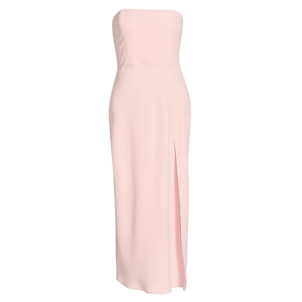 Amanda Uprichard Mandy Midi Dress - Blush - Small